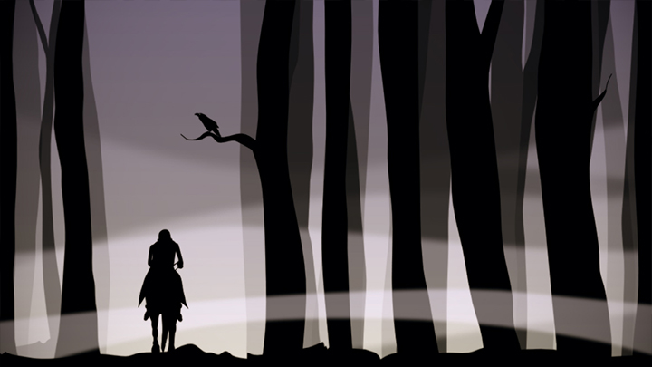 Standbild des Animationsfilms 'Der Erlkönig' - Bild 1